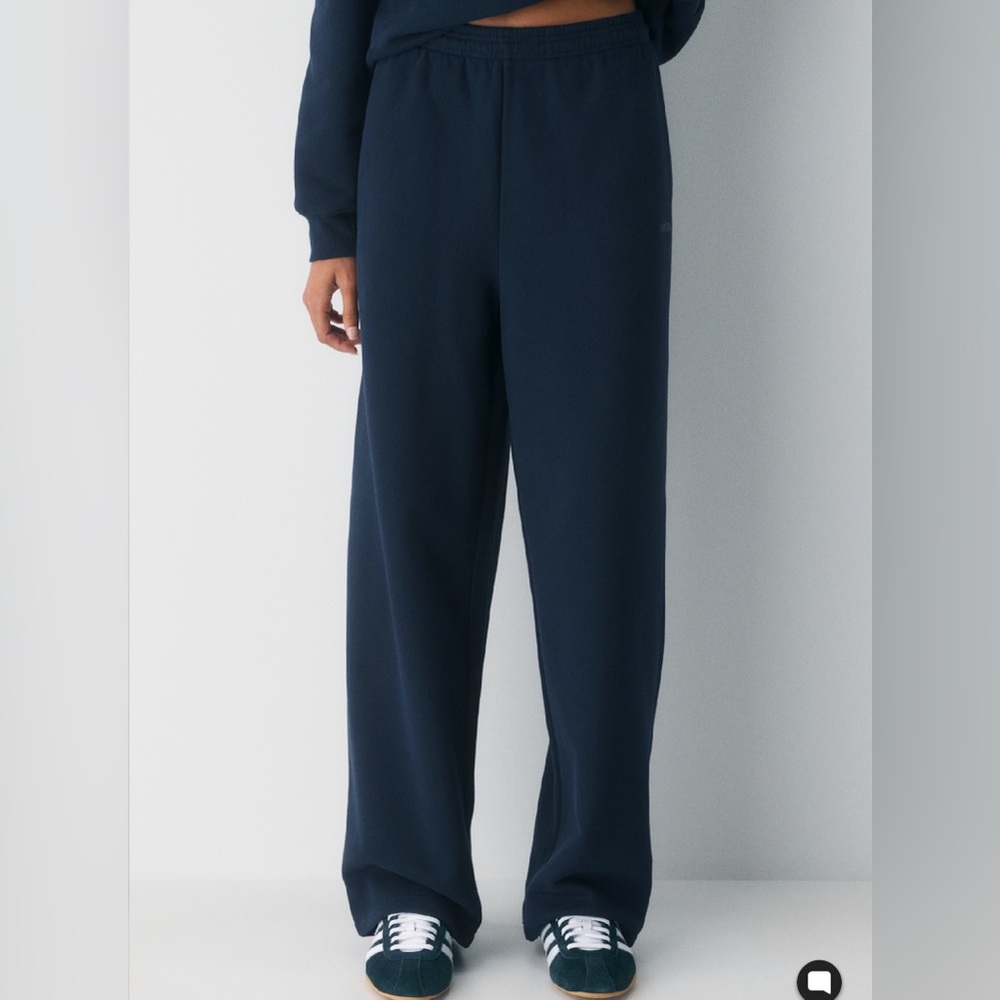 Aritzia Navy Sweatfleece Pants
